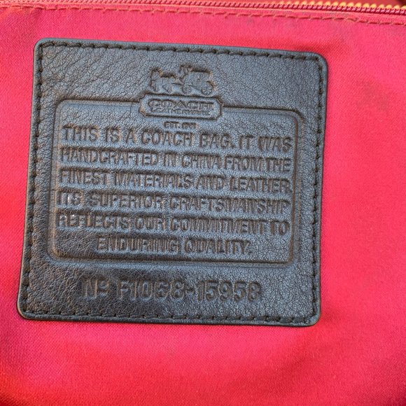 COACH Madison Black Leather Bag - Picture 15 of 16